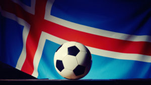 Travel and Play | Iceland flag with soccer ball